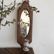 투데이즈바잉 벽장식원목거울, A. 촛대형