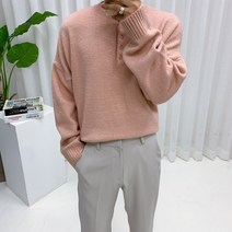 스트릿제이 오슬로 헨리넥 오버핏 니트