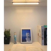 무선 붙이는 형광등 동작인식 LED 스틱 바 자석조명 책상 일자등 독서등 화장대등 USB조명 센서등 계단등 옷장센서등, 50cm, 주광색(화이트)