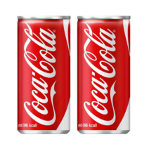 코카콜라 215mlx30캔x2박스 콜라/탄산음료/코카콜라/펩시콜라/업소용콜라, 215ml, 60개