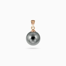 에버링 14K 금 펜던트 흑진주 10mm 그레이스펄_PPEE4102 Gold Pearl Gift