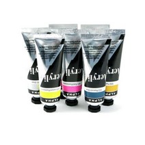 알파 전문가용 아크릴물감 50ml, 948(40) Perma. Yellow Green