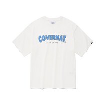 COVERNAT 드로잉 로고 티셔츠 화이트