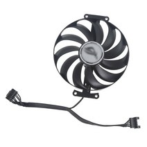 냉각 팬 7Pin 95MM for ASUS ROG STRIX RTX 3060 Ti 그래픽 카드 GPU 쿨러 CF1010U12S, 03 right fan
