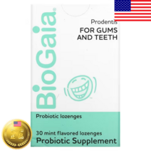 바이오가이아 프로덴티스 녹여먹는 구강 유산균 2억 CFU 민트맛 로젠지 30 정