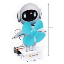 E-BOT LED 선풍기 로봇 R2EBOT LED 선풍기 로봇 R2 과학 과학교구 환경보호 과학교육 과학교재 초등교재 신재생 우드공작 미술공작 과학수업 탄소중립, 본상품
