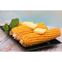 노랑 옥수수 찰옥수수 마약옥수수 2개입 초당 삶은 간편 간식 음식 휴대용 아이 에어프라이어 전자레인지 회사 탕비실, 5개