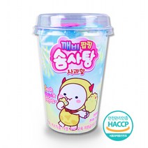 깨비 톡톡 팝핑캔디 사과향 솜사탕 14g, 1컵