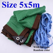 하우스 몽골텐트 주차 차고지 옥상 천막 정원 대피소 캐노피 전망대 발코니 그늘 그물 천, 5x5m