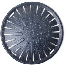 토탈하우스 국산 클레오 원형 업소용 고기불판 (가스용) 상판 CLEO 업소용불판 식당용, 29cm