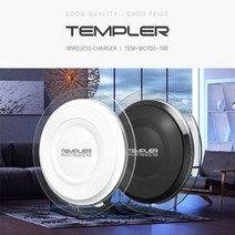 [쇼미더폰] 템플러 무선충전패드 LED_WCP03, 블랙, 상세페이지 참조