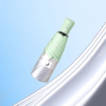 W6CC54DEFS 티타늄 실버 자외선 차단 양 UV 3단자동 자동 우산 양산