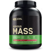 Optimum Nutrition 시리어스 매스 2.72kg (Strawberry), 1개