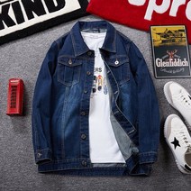 빅사이즈원피스 77 88 99 4XL-5XL 플러스 사이즈 6 7 8 브랜드 남성 데님 재킷 진한 파란색 패션 캐주얼 멀티 포켓 클래식 봄 가을 재킷 남성 의류