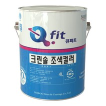 노루페인트 아크릴 외부용 수성페인트 큐피트 크린솔 4L 무광, 그레이2