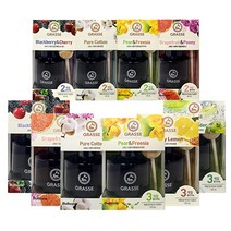 TDC043730[미르]불스원 그라스 디퓨저 차량용 방향제 프랑스산 에센셜 오일 함유, 허니레몬 105ml, 1개