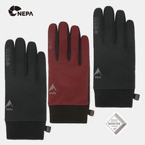 네파 NEPA 송파점 남여공용 가을 생활방수는 물론이고 최고의 방풍 기능을 가진 장갑으로 등산 자전거 등 다양한 아웃도어 활용 시그마 GTX 인피니움 장갑 7IE8106, BLACK(199)