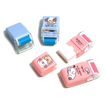 달콩팬시 이리눕개 지우개 청소기, 핑크