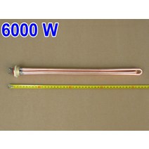 쇼핑을잇다 보일러 배관 온수기 용 전기 요소 부스터 DN25 전원 1.5KW-6KW 옵션 구리, 04 6000W