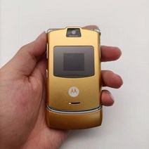 갤럭시 모토로라 노키아 오리지널 V3 리퍼브-오리지널 Razr GSM 쿼드 밴드 플립 잠금 해제 올드 패션 휴대폰, [02] full set with box, [07] 금