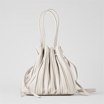 [100% 환불보장] [ZARA] 자라 플리츠 미니 버킷백