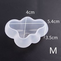 구름 양초 금형 실리콘 귀여운 보석 비누 만들기 수제 도구 DIY 용품, [02] M