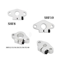 1pc SHF8 SHF10 8mm 선형 레일 샤프트 지원 XYZ 테이블 CNC 라우터 3D 프린터 부품, 05 16mm