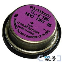 타디란 리튬 건전지 TL-5186 Wafer (3.6V 400mAh)