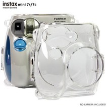 fujifilm instax mini 11987+7s7c407090liplay용 투명 케이스 크리스탈 글리터 백 정사각형 sq120 즉석 필름 카메라, Mini7s 7c 크리스탈