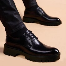 Z3JC 남성 통굽 가죽 통풍 키높이 로퍼