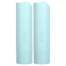 EOS 100% 천연 시어 립밤 스위트 민트 2팩 각 0.14oz(4g)