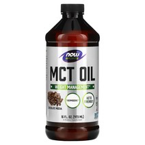 나우 푸드 스포츠 MCT 오일 MCTOIL 엠씨티오일 초콜릿 모카 473ml, 1.5L