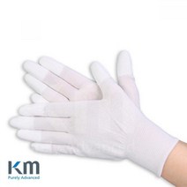 오염 미끄럼 정전기 방지 클린룸 실험실 장갑 10매 대학원 제약 공사장 시설관리 DIY, 색상, M