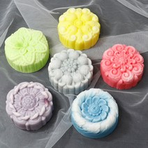 국내산 1구 몰드 전통 테마 10종 석고방향제 캔들 비누만들기 재료 실리콘틀, NO.10 (세송이 장미)