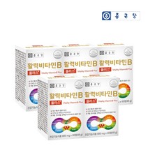 지칠때 힘 체력 없을때 활력 에너지 대사 조혈 에 좋은 고농축 신경 비콤 비타민B 복합체 티아민 리보플라민 영양제, 5BOX(10개월분)