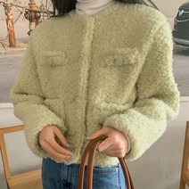 여성 양털 후리스 뽀글이 점퍼자켓 루즈핏 두툼 아우터 캐주얼 방한 코트