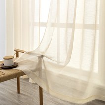 LISM 짧은 일본식 깎아 지른 리넨 커튼 거실 침실 현대 Tulle 주방 하프 커튼 창 치료 커튼