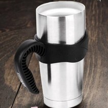 편리하게착텀블러손잡이 텀블러핸들 컵손잡이 텀블러 카페 커피 보온보냉 손잡이 스텐 핸들, 일반손잡이30oz블랙