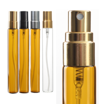 향수 용기 스프레이 공병 투명 브라운 휴대용 화장품 리필용기, AI실버캡 투명스프레이15ml