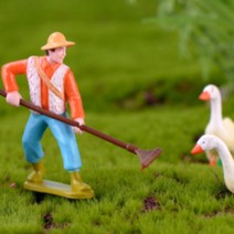 농장 피규어 스몰월드 테라리움 모형 시골 풍경 자연 숲사진 산사진 여름사진 여름 경치좋은 배경 유럽 거위