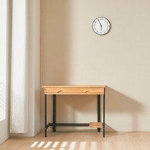 메이린 원목 900 컴퓨터 책상, 02. 엘다, 01. 블랙