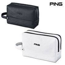 핑 K1 2단 골프 파우치, 블랙