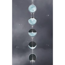 달 의 변화2 달 그림 캔버스 그림액자 peaceholic, 10M (﻿53cmX33.3cmX2cm), 2.빛으로채우다