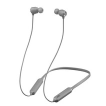 JVC HA-XC10BT Bluetooth 이어폰 XX시리즈중저음방수·방진·내충격넥 밴드15시간 연속 재생 그레이 HA-XC10BT-H