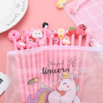 햄볶는스토어 0.5mm 부드럽게 잘 써지는 귀요미 캐릭터 볼펜 20개세트, 핑크세트