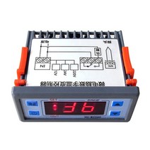 업소용 아이스크림 음료 냉장고 냉동고 XH-W2060 디지털 온도 조절기 컨트롤러 제어 스위치 냉장고 냉동고, 03 220V