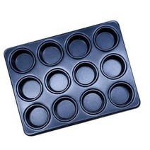 베이킹팩토리 양면코팅 도루떼 머핀틀 12구 팬 1개