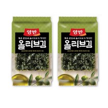 양반김 도시락김 올리브김 5g 12봉 10세트, 단품