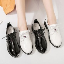 가바바 여성 워커 체스판을 닮아 예쁜 낮은 굽의 신발 G39784