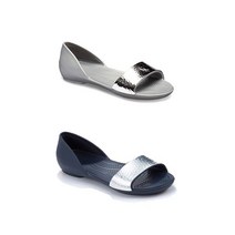 crocs 크록스 우먼 리나 엠블리쉬드 도르세이 플립 204361 여성 플랫 2종 택1